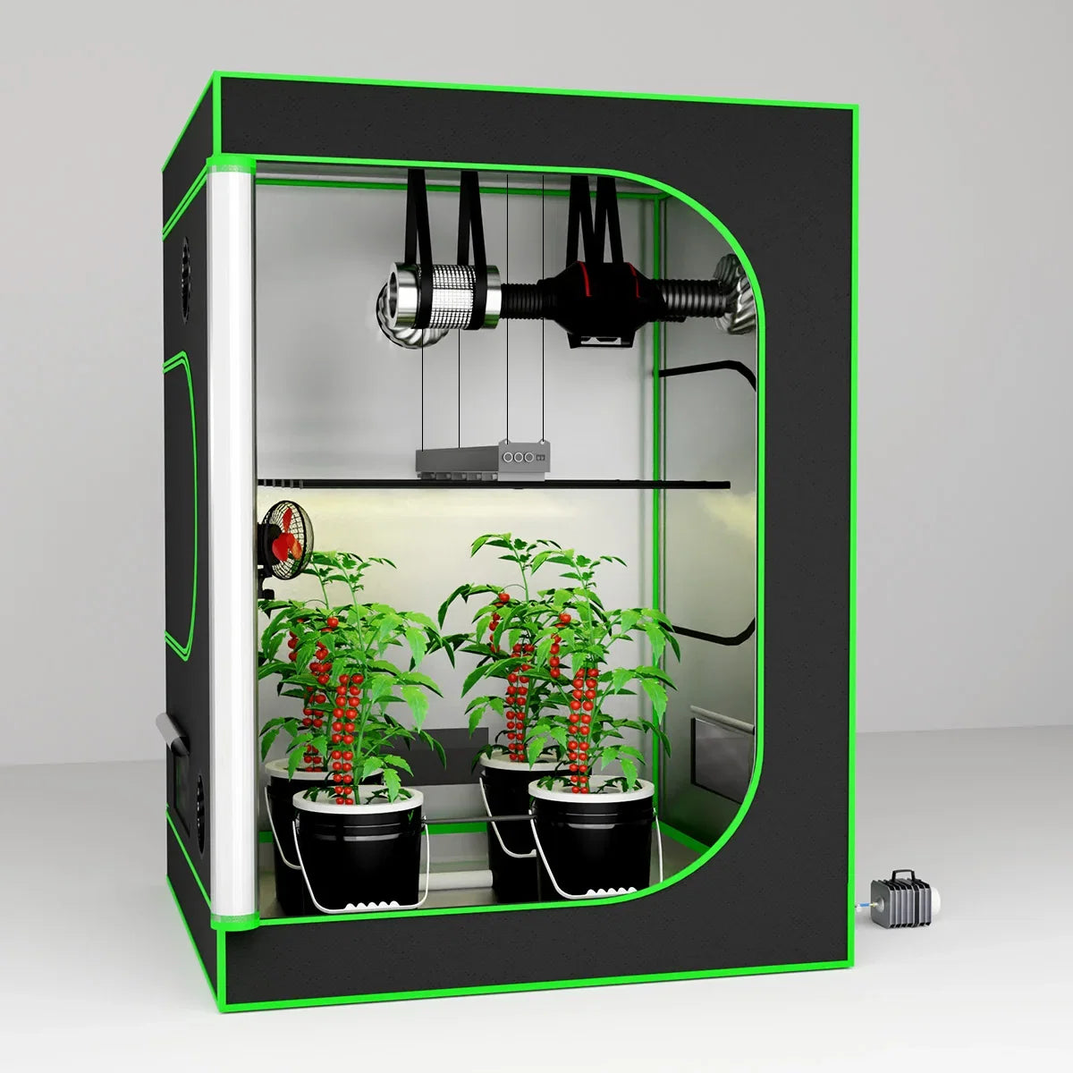20L Round Dutch Hydroponic Bucket with Mesh Net Cup Lid
