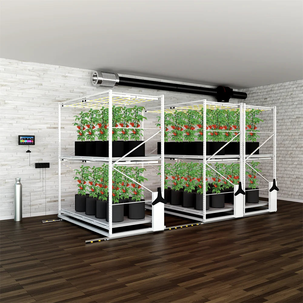 720W Foldable Full Spectrum LED Grow Light LM281B 6 Bar 2.7umol/J IP54 3-Year Warranty for Plant Rack