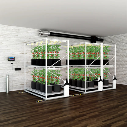 720W Foldable Full Spectrum LED Grow Light LM281B 6 Bar 2.7umol/J IP54 3-Year Warranty for Plant Rack