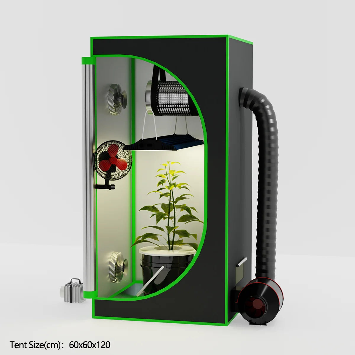3-Blade Clip Fan with Adjustable Speed for Grow Tents