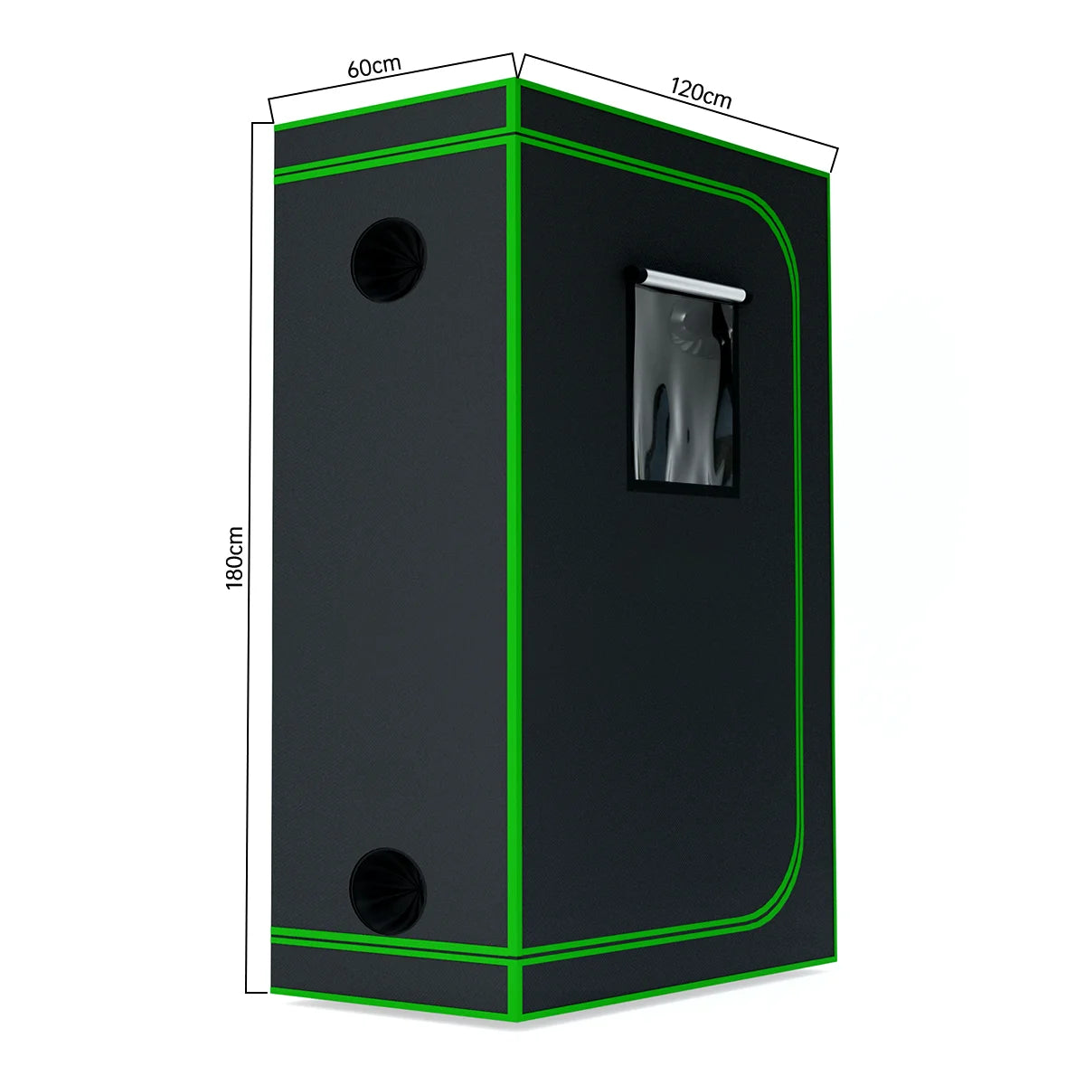 600D Oxford Fabric Grow Tent with Metal Frame and Plastic Corners for Indoor Plants