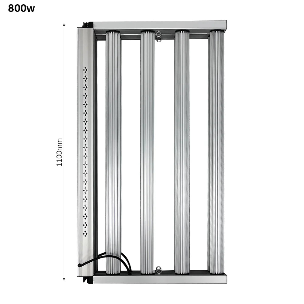 720W Full Spectrum LM281B 2.8umol/J IP65 Aluminum LED Grow Light 6 Bar Bloom 1100x1100x60mm 3-Year Warranty CRI85 120