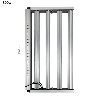 720W Full Spectrum LM281B 2.8umol/J IP65 Aluminum LED Grow Light 6 Bar Bloom 1100x1100x60mm 3-Year Warranty CRI85 120