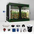 600D Oxford Fabric Grow Tent Kit with LED Light and Ventilation System