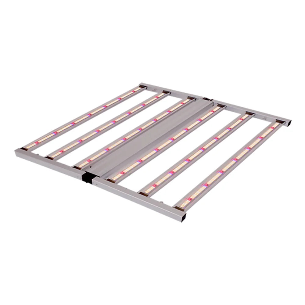 720W Foldable Full Spectrum LED Grow Light LM281B 6 Bar 2.7umol/J IP54 3-Year Warranty for Plant Rack