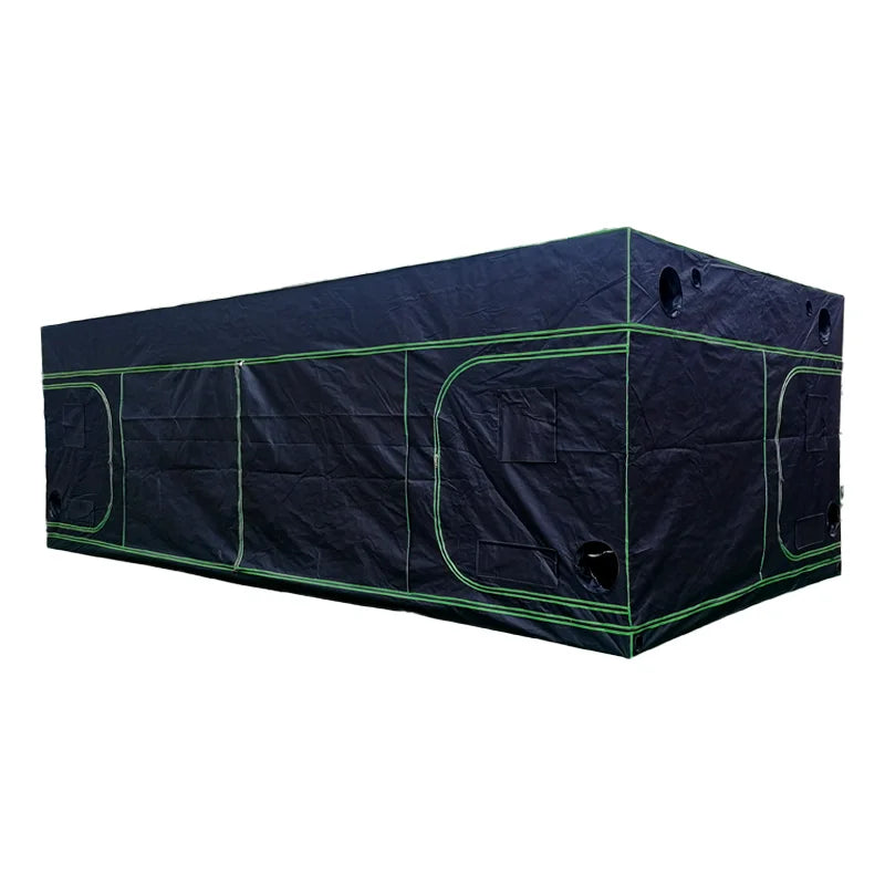 600D Oxford Fabric Grow Tent Kit with LED Light and Ventilation System 600x300x200 cm