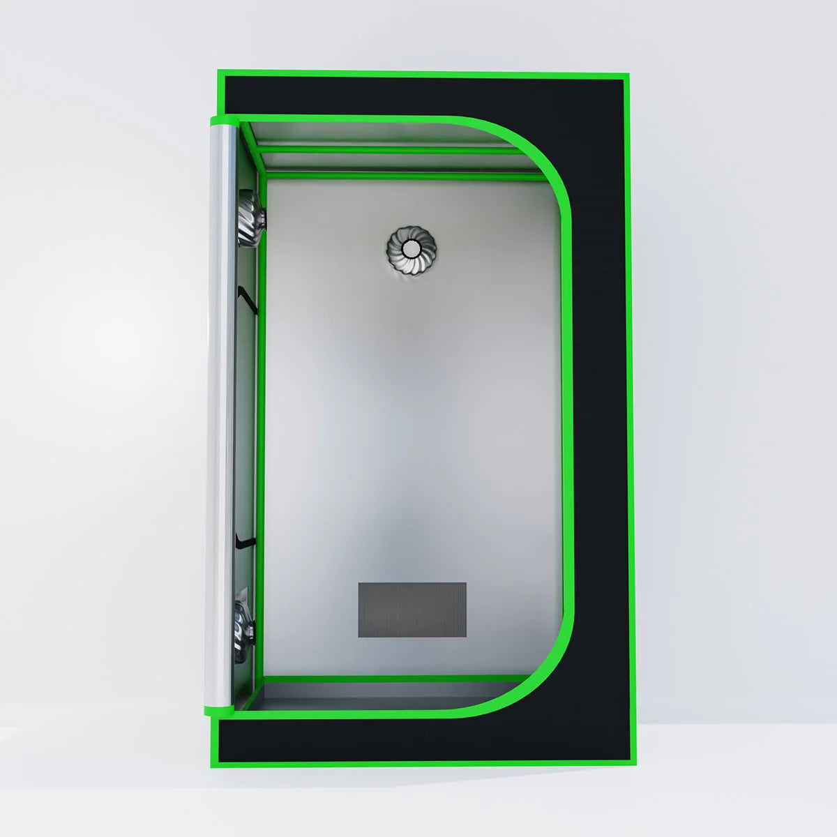 600D Oxford Fabric Grow Tent with Metal Frame 80x80x180 cm