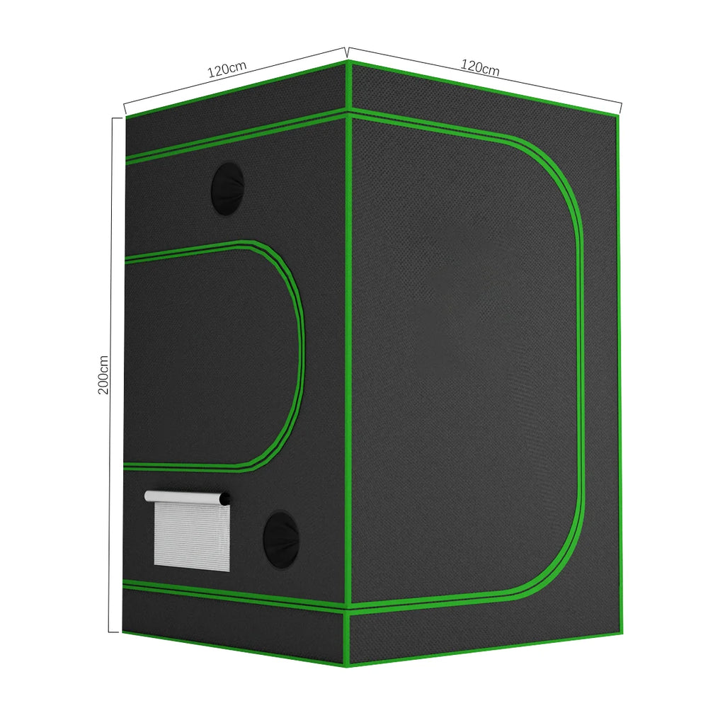 Metal Frame 600D Oxford Fabric Grow Tent with Plastic Corners for Indoor Plants