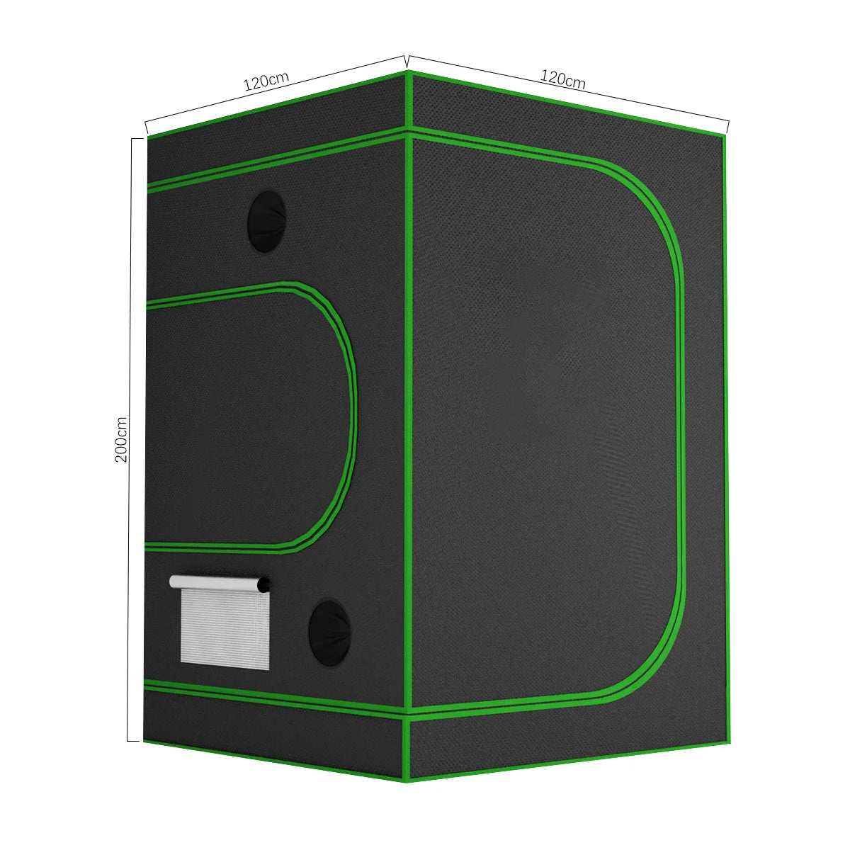 Metal Frame 600D Oxford Fabric Grow Tent with Plastic Corners for Indoor Plants