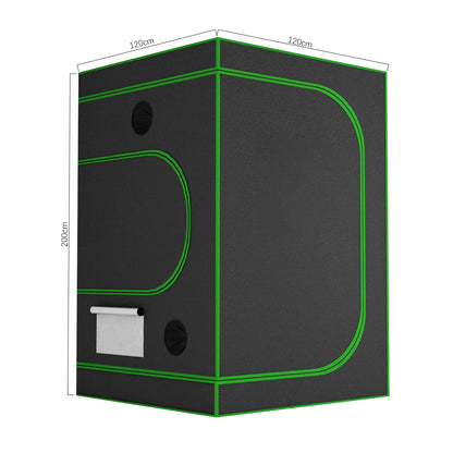 Metal Frame 600D Oxford Fabric Grow Tent with Plastic Corners for Indoor Plants