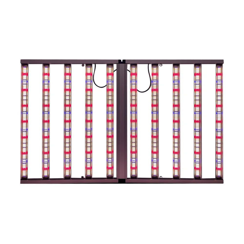 Foldable Full Spectrum LED Grow Light Bar with UV IR IP65 Dimmable for Indoor Plants