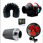 Electric Duct Fan Ventilation Kit with Activated Charcoal Filter for Grow Tents