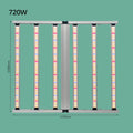 720W Foldable Full Spectrum LED Grow Light LM281B 6 Bar 2.7umol/J IP54 3-Year Warranty for Plant Rack