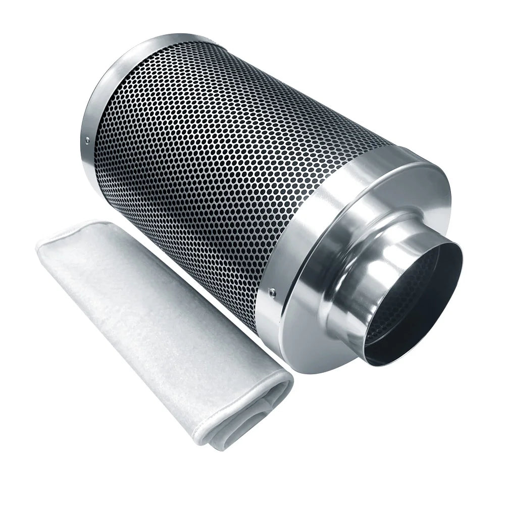 Electric Duct Fan Ventilation Kit with Activated Charcoal Filter for Grow Tents