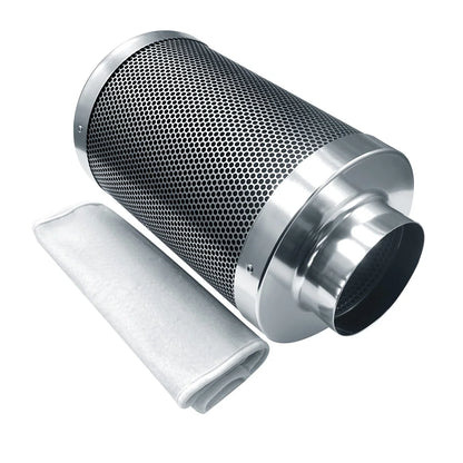 Electric Duct Fan Ventilation Kit with Activated Charcoal Filter for Grow Tents