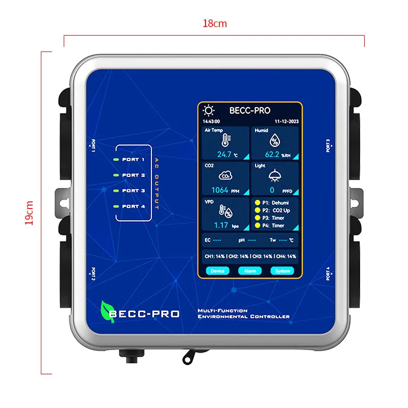 5 in 1 Smart Environment Climate Controller for Grow Tents