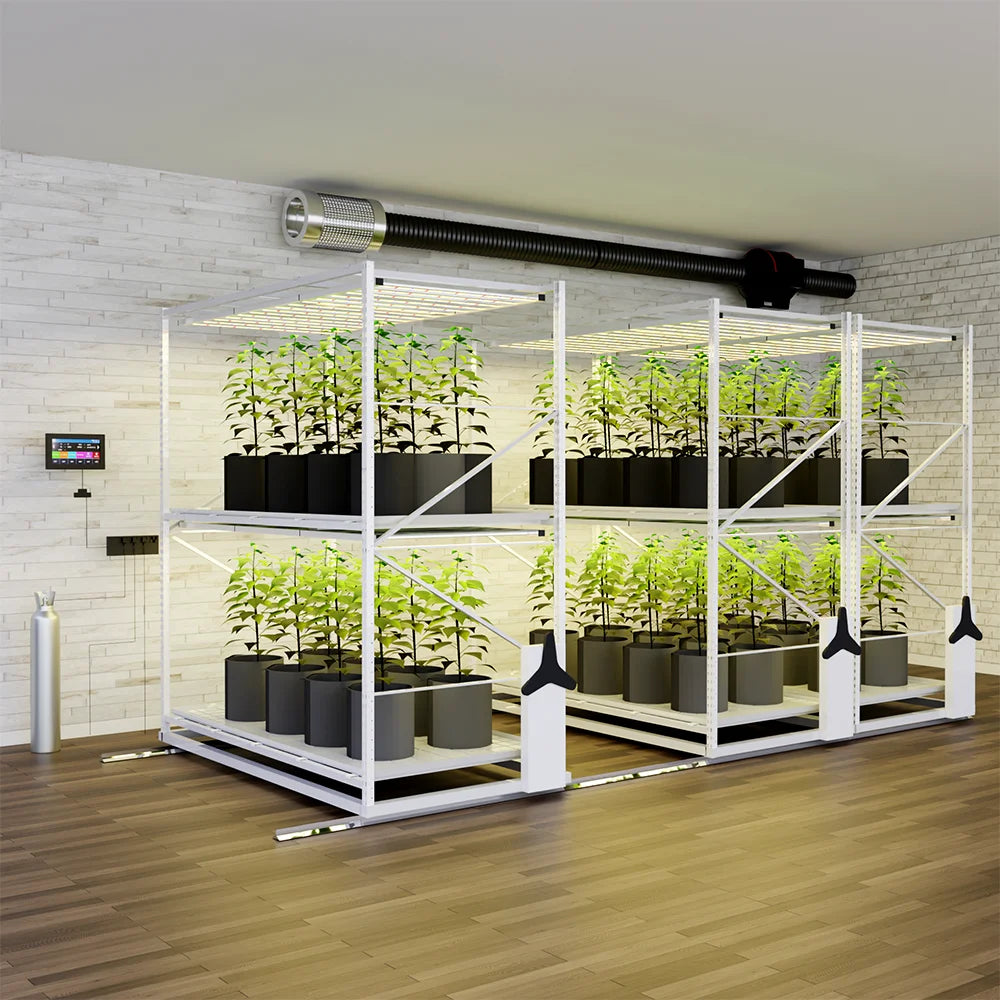 Foldable Full Spectrum LED Grow Light Bar with UV IR IP65 Dimmable for Indoor Plants