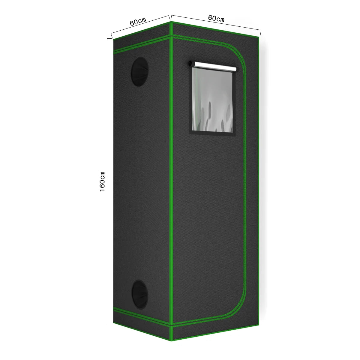 600D Oxford Fabric Grow Tent with Metal Frame and Plastic Corners for Indoor Plants