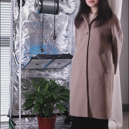 100x100x200 cm Grow Tent Kit with LED Light Carbon Filter and Duct Fan